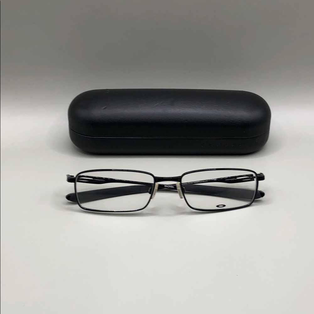 Oakley Shovel OX5046-0153 Polished Black Glasses Frame 53-18 138 NEW Rectangular
